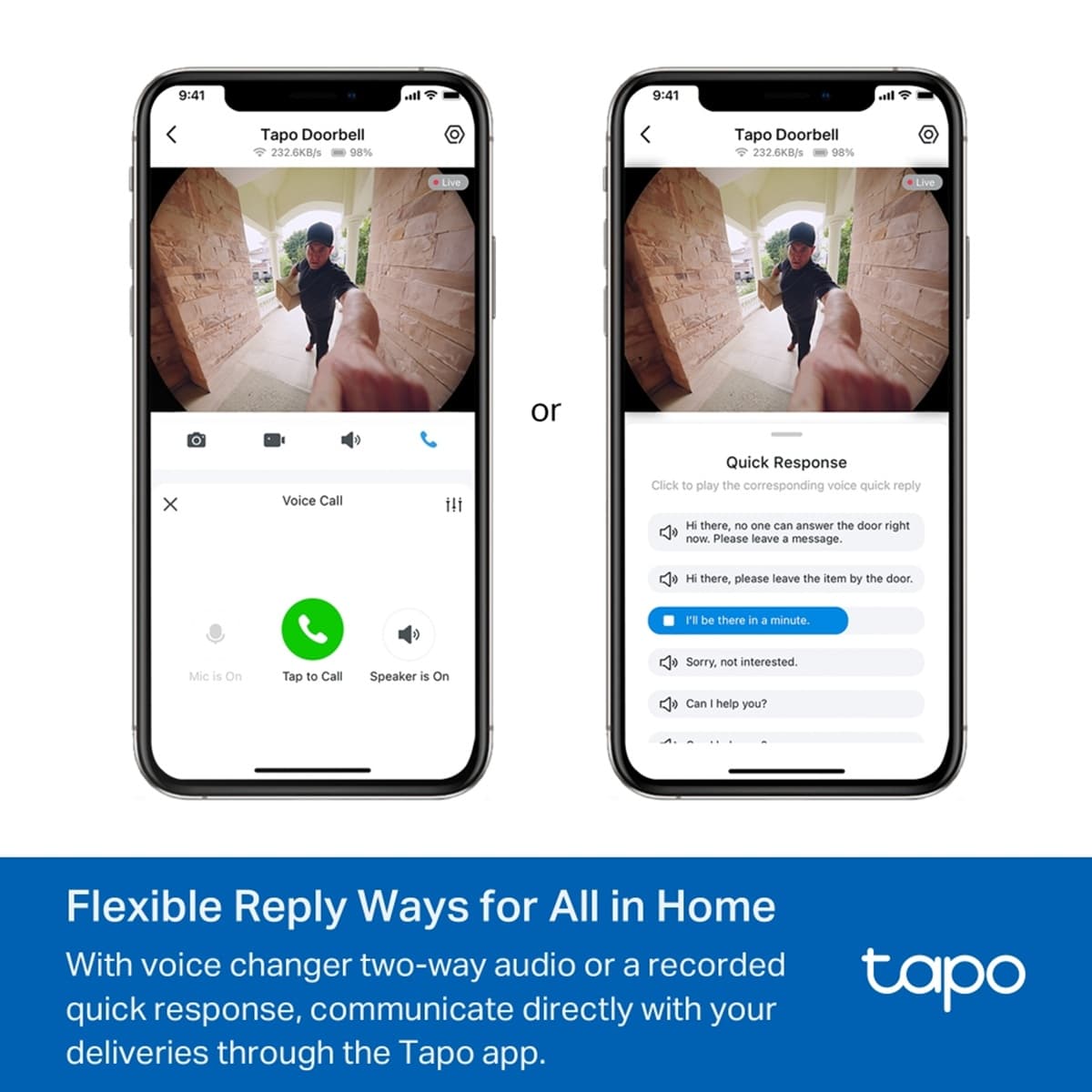 TP-Link Tapo D235 - video zvonek, 5MP