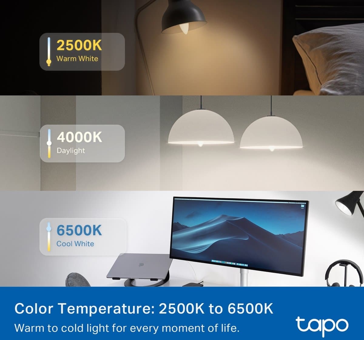TP-Link Tapo L430C(4-pack) - Chytrá žárovka, vícebarevná