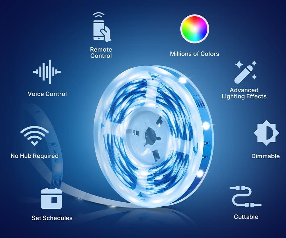 TP-Link Tapo L900-5, Barevný smart LED pásek, 5m