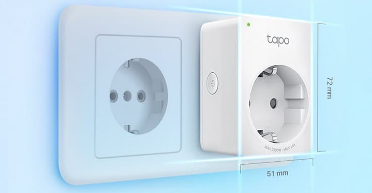 TP-Link Tapo P100 (2-pack) Chytrá zásuvka