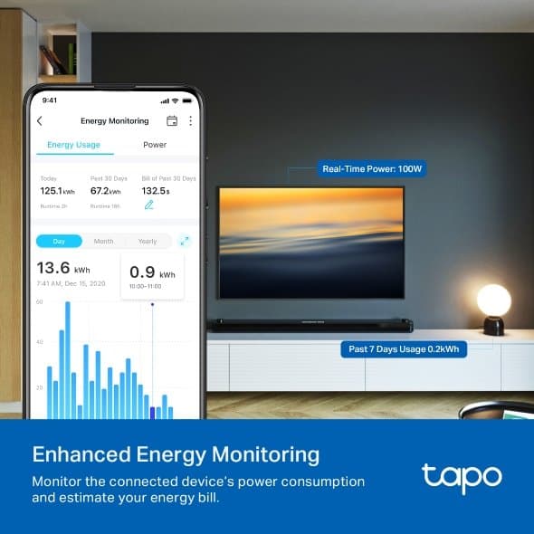 TP-Link Tapo P100M(EU) Mini chytrá Wi-Fi zásuvka