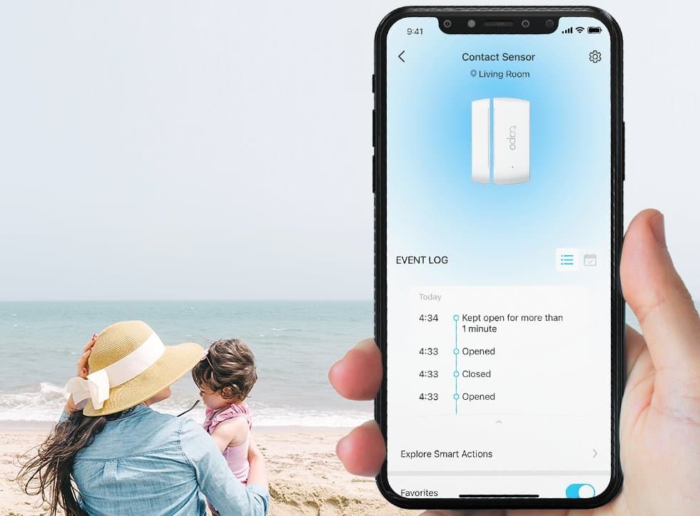 TP-Link Tapo T110 - Smart senzor na dveře či okno