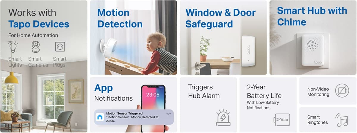 TP-Link Tapo T30 KIT - Startovací sada smart senzorů