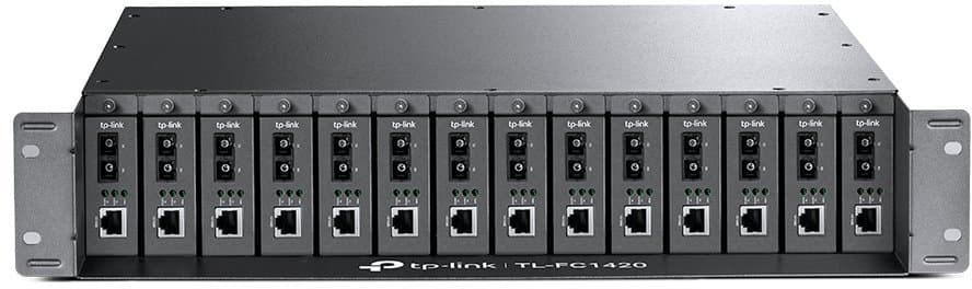 TP-Link TL-FC1420 - 14-Slotové šasi pro media konvertory