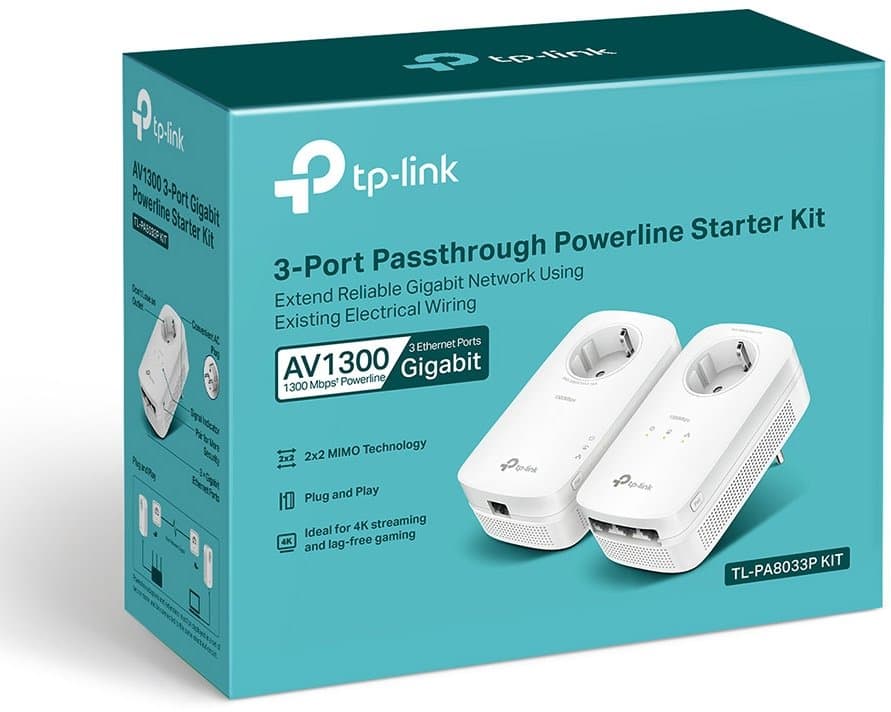 TP-Link TL-PA8033P KIT Powerline Starter Kit