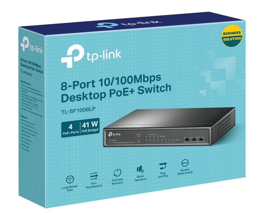 TP-Link TL-SF1008LP PoE switch