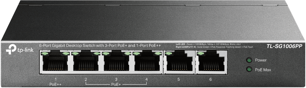 TP-Link TL-SG1006PP Gigabit PoE switch