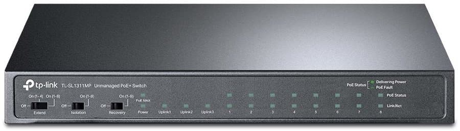 TP-Link TL-SL1311MP Gigabitový PoE Switch