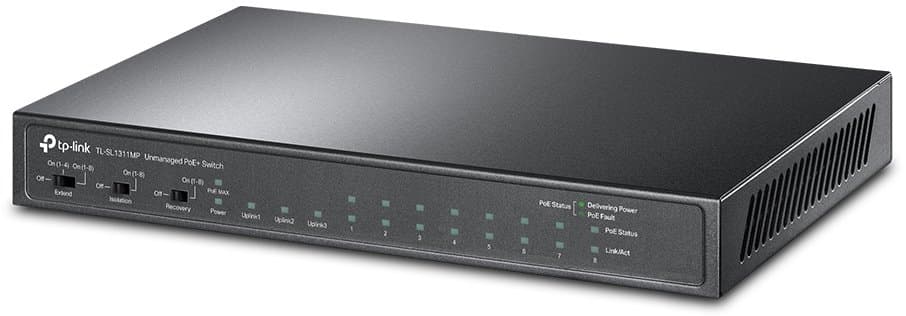 TP-Link TL-SL1311MP Gigabitový PoE Switch