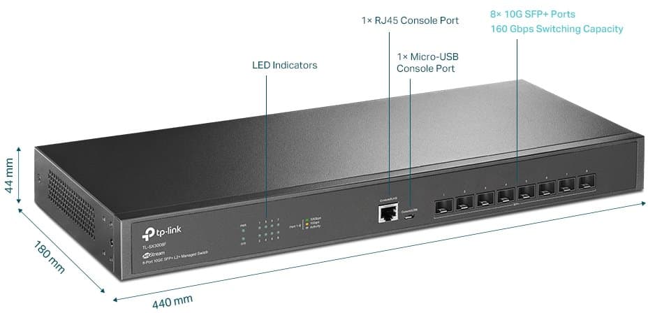 TP-Link TL-SX3008F JetStream Switch