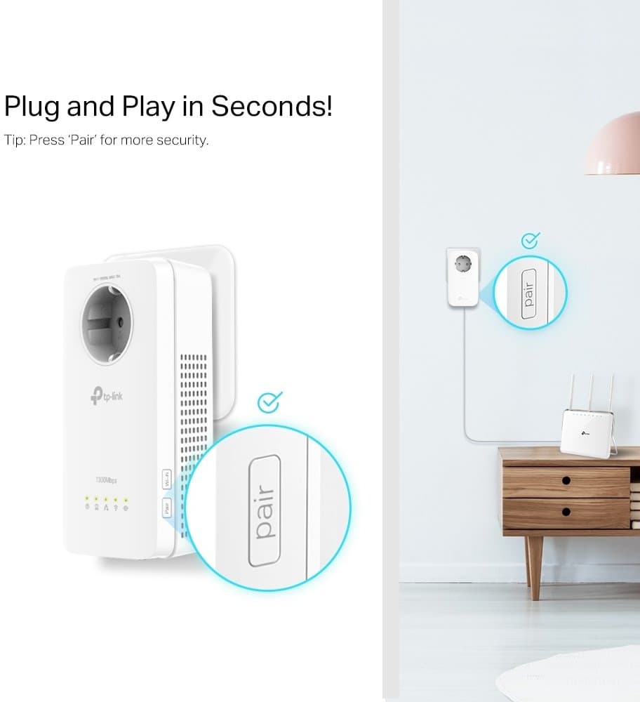 TP-Link TL-WPA8631PKIT Powerline Wi-Fi Kit