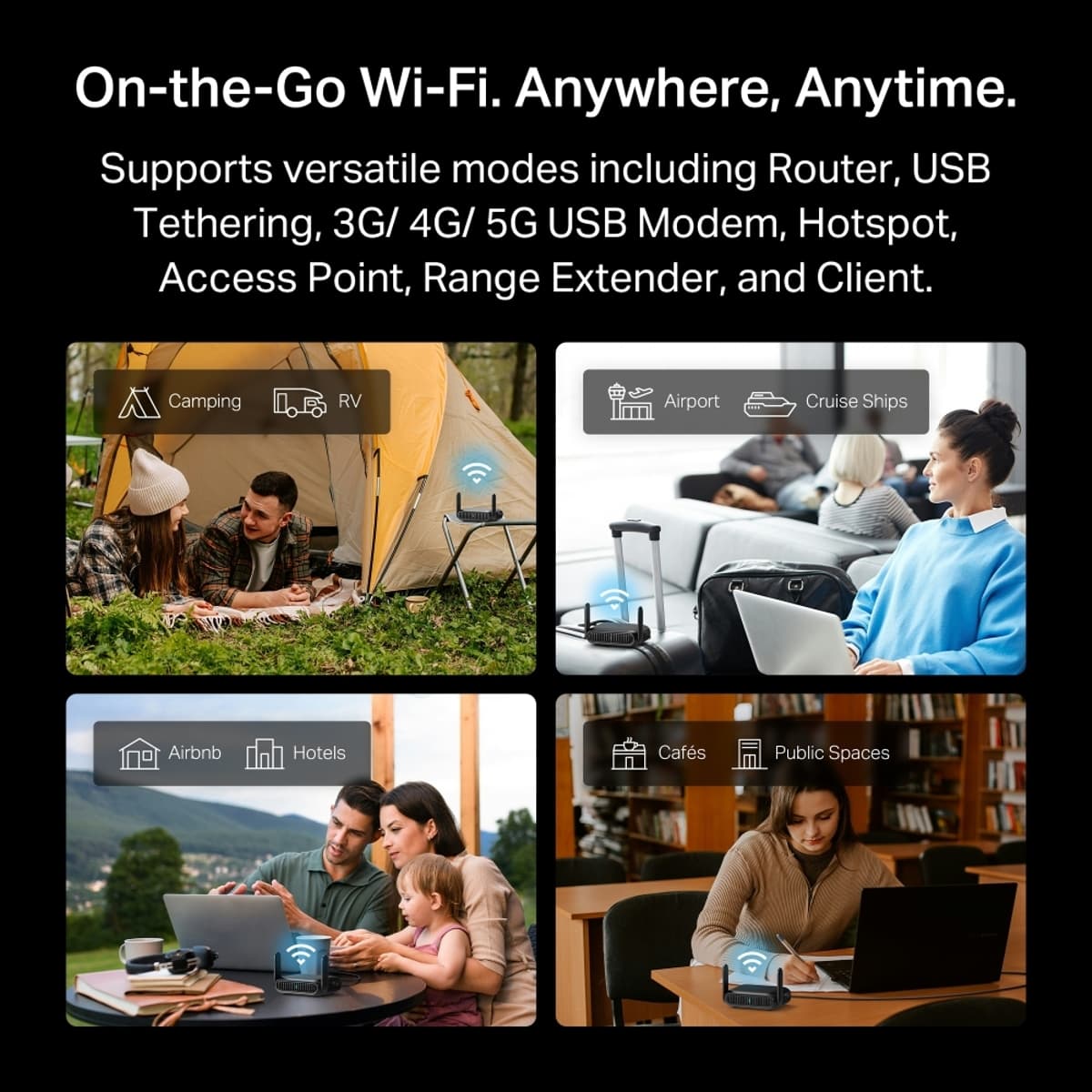 TP-Link TL-WR3602BE, Dual-Band Wi-Fi 7 cestovní router