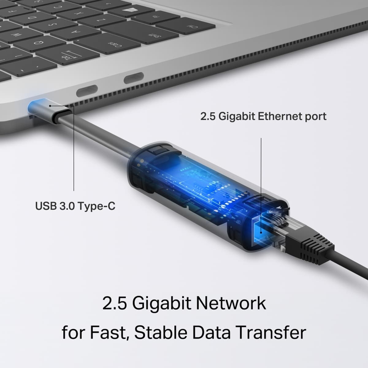 TP-Link UE302C - Síťový adaptér, USB Type-C, 2.5 Gb/s