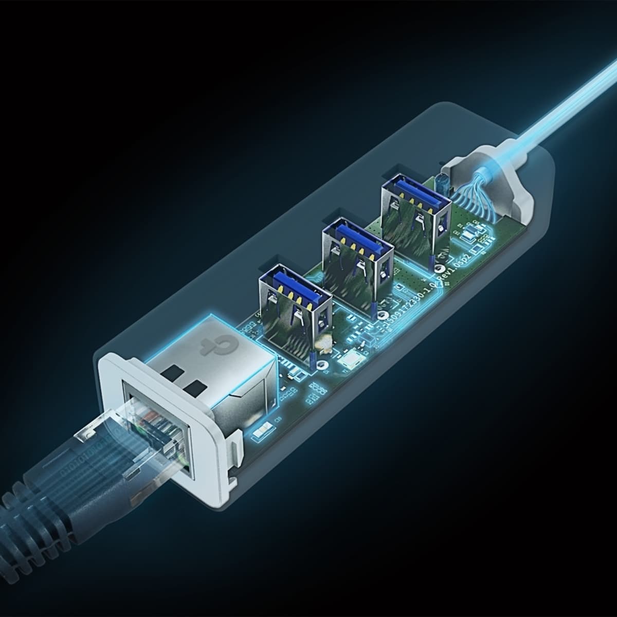 TP-Link UE330C 3-portový USB-C Hub
