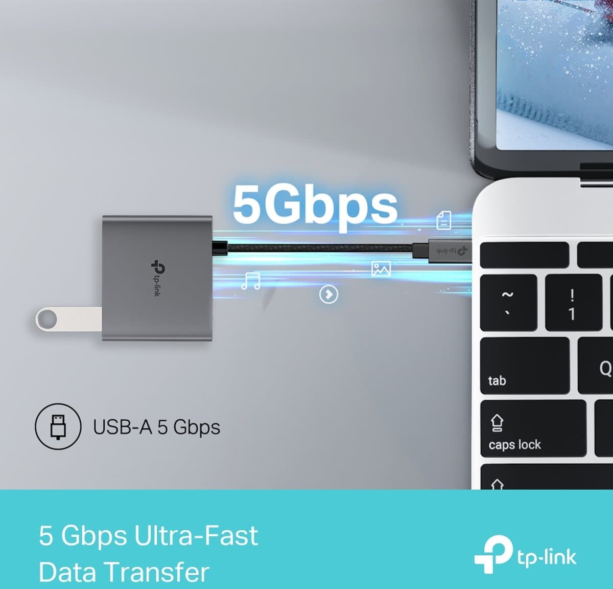 TP-Link UH3020C - USB hub typu C 3v1