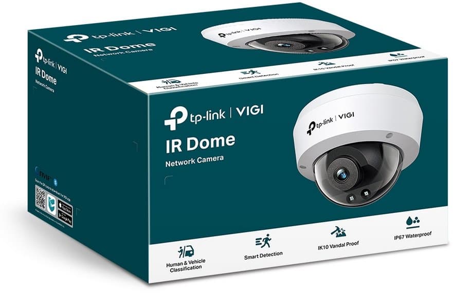 TP-Link VIGI C220I(4mm) Dome kamera, 2MP, 4mm