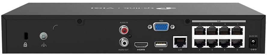 TP-Link VIGI NVR1008H-8P - NVR, 8 kanálů, 8x PoE
