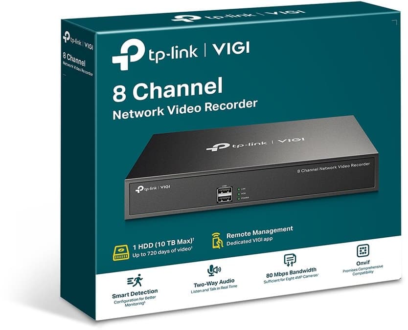 TP-Link VIGI NVR1008H - NVR, 8 kanálů