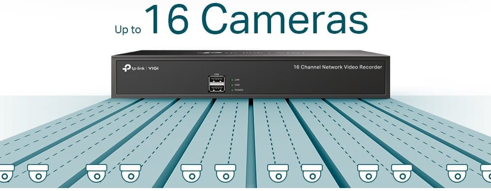TP-Link VIGI NVR1016H - NVR, 16 kanálů