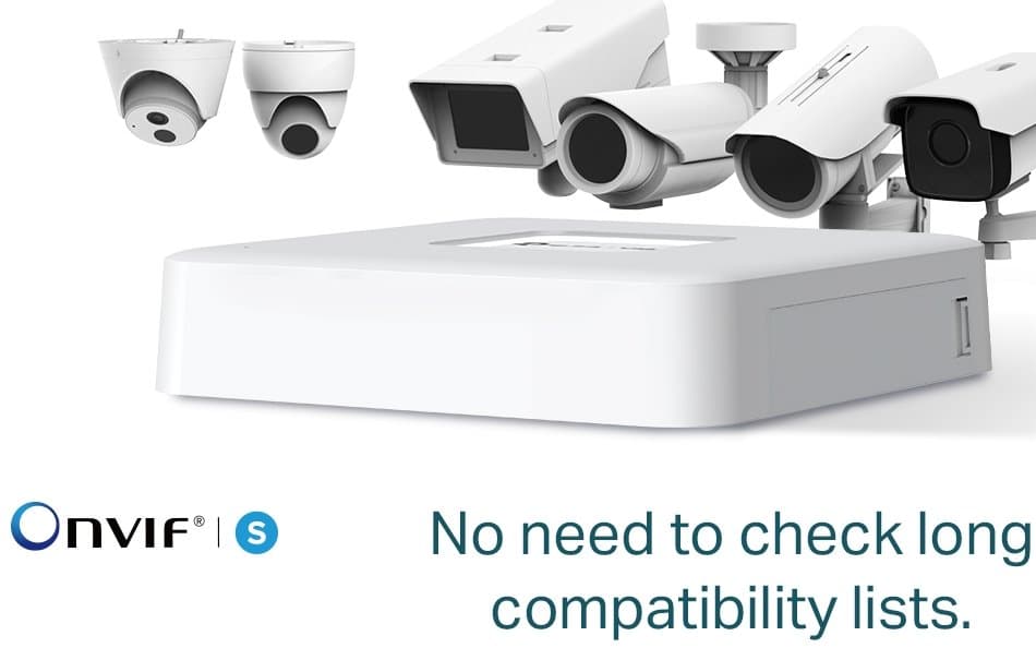 TP-Link VIGI NVR1104H-4P - NVR, 4 kanály, 4x PoE