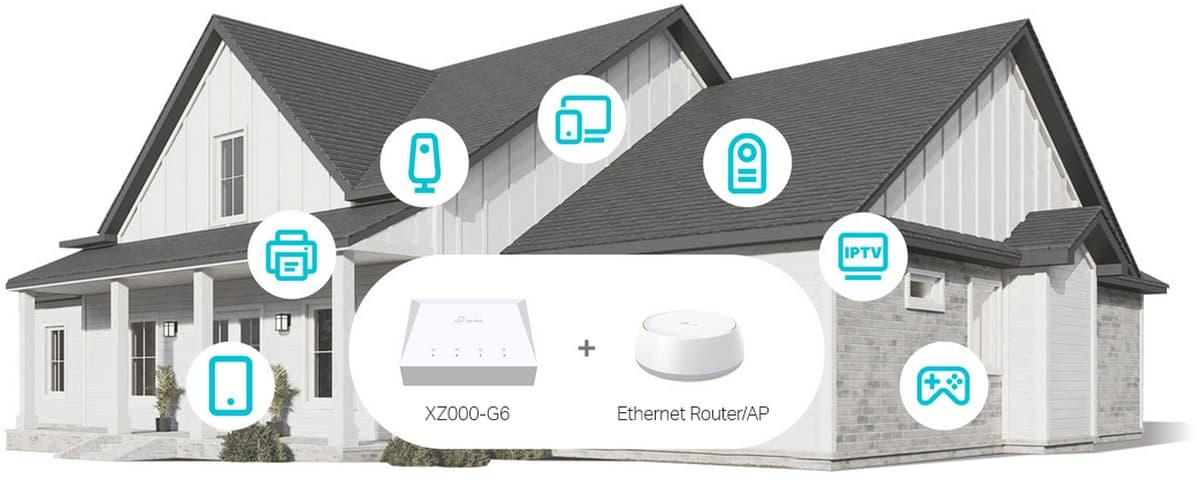 TP-Link XZ000-G6 XPON terminál