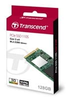 Transcend 110S SSD 128GB, M.2 2280,PCIe Gen3x4, 3D TLC