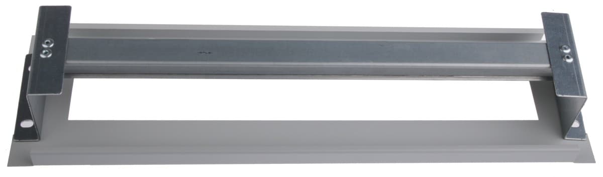 TRITON 19" jističová DIN lišta otevřená, 3U, šedá