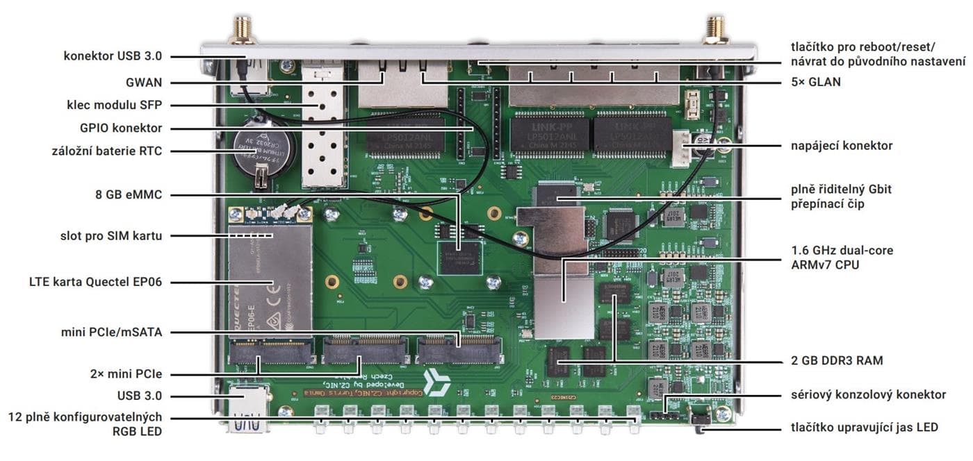 Turris Omnia 4G, stříbrný
