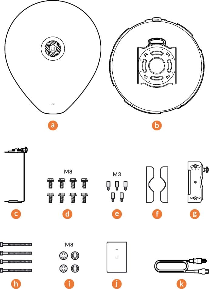 Ubiquiti AF60-XR, UISP airFiber 60 XR, cena za 1kus