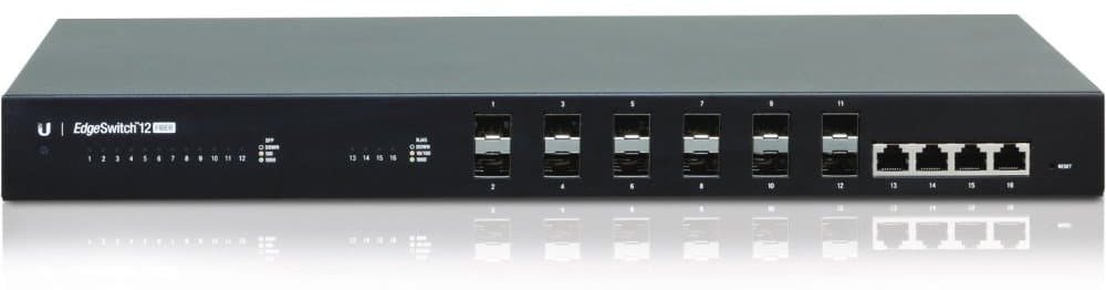 Ubiquiti ES-12F EdgeSwitch Fiber, 12x SFP, 4x GLAN