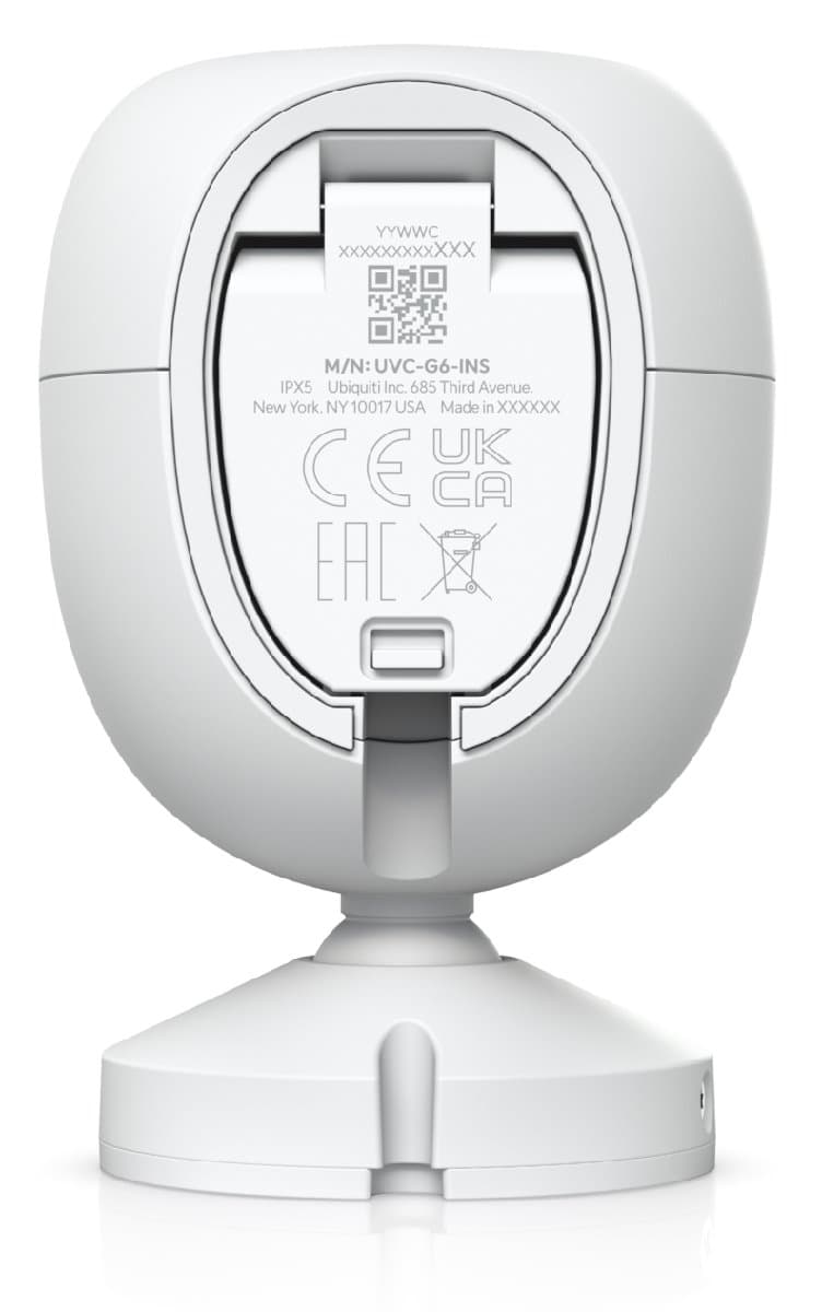 Ubiquiti G6 Instant - UniFi Protect kamera, 8MP, bílá
