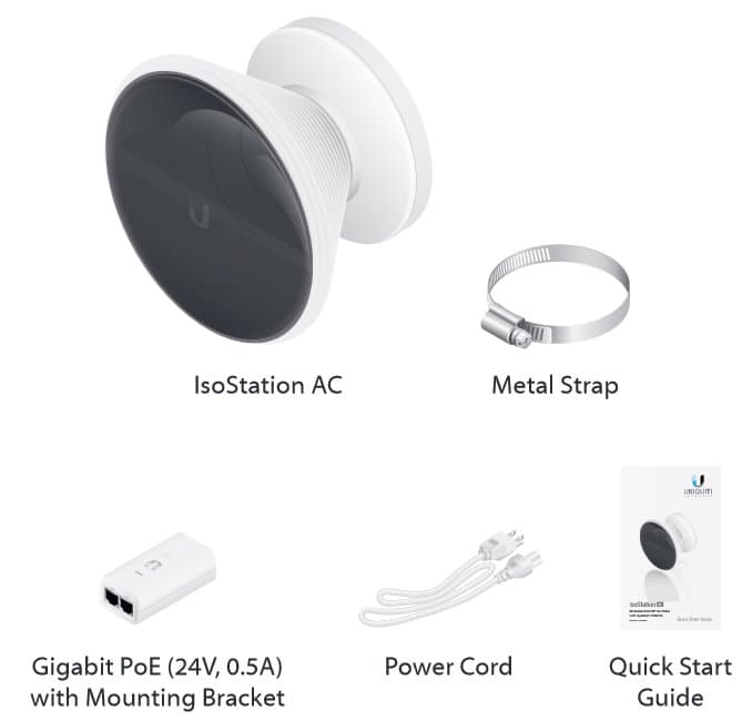 Ubiquiti IS-5AC - 5 GHz IsoStation AC, airMAX AC, 45°