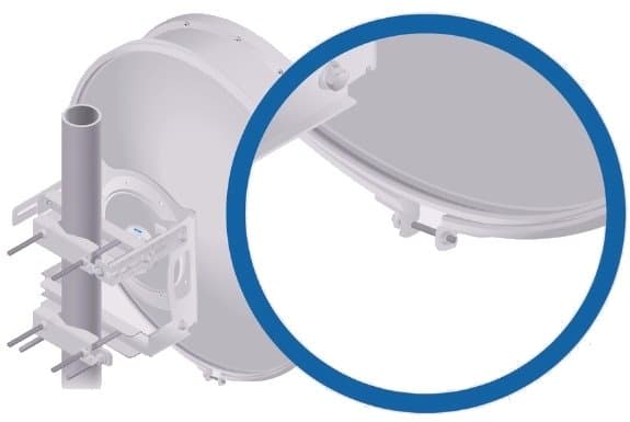 Ubiquiti IsoBeam, radom s límcem, 620mm