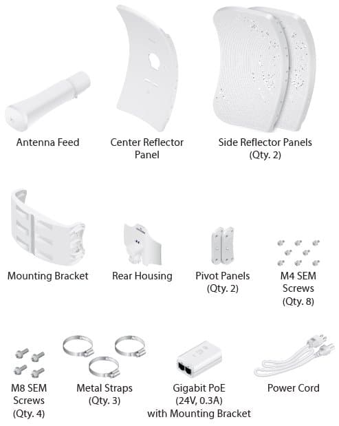 Ubiquiti LBE-5AC-LR - LiteBeam 5AC, Long-Range