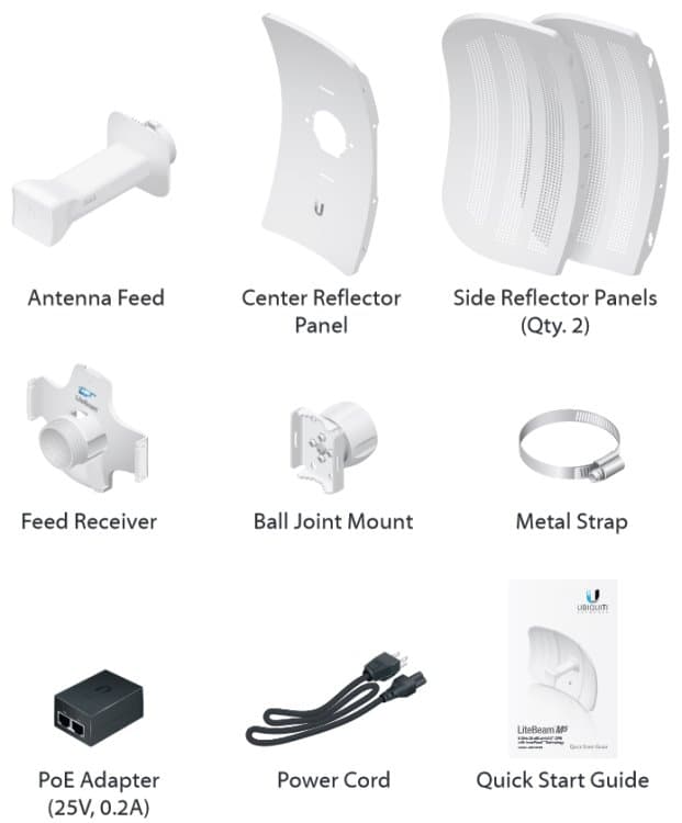 Ubiquiti LiteBeam M5-23, venkovní, 5GHz, 23dBi, AirMAX