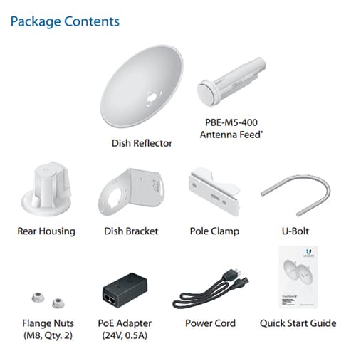 Ubiquiti PowerBeam M5 400, PBE-M5-400