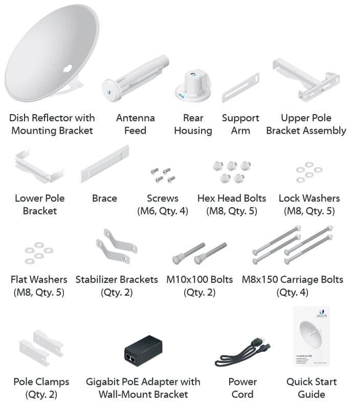 Ubiquiti PowerBeam5 AC 620mm, PBE-5AC-620