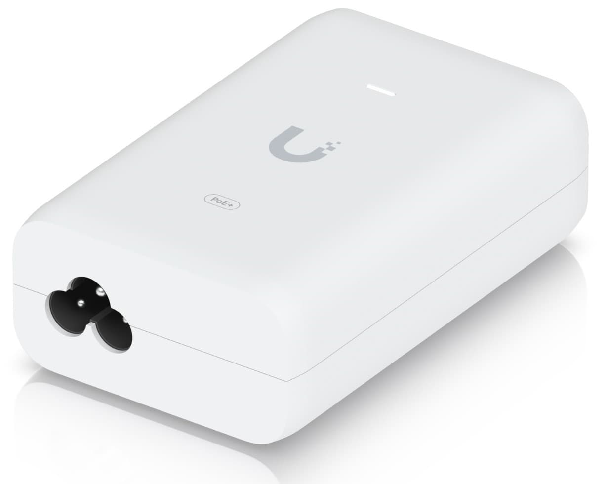 Ubiquiti U-PoE+ - Gigabitový PoE injektor 48V/0,65A (30W)
