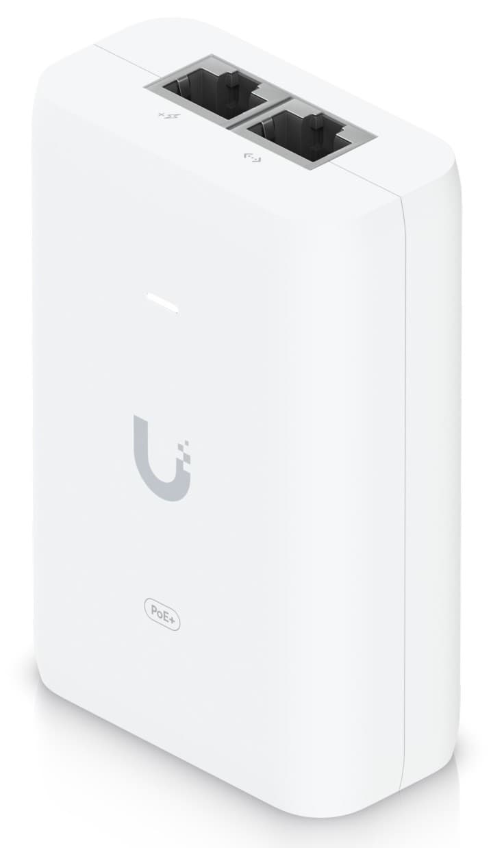 Ubiquiti U-PoE+ - Gigabitový PoE injektor 48V/0,65A (30W)