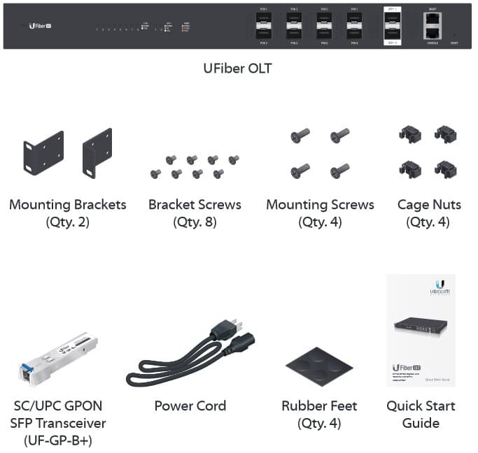 Ubiquiti UF-OLT - U Fiber OLT, 8x GPON