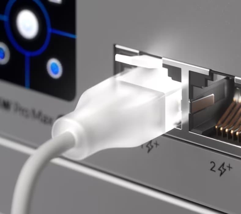 Ubiquiti UniFi Etherlighting Patch kabel 1m, bílý