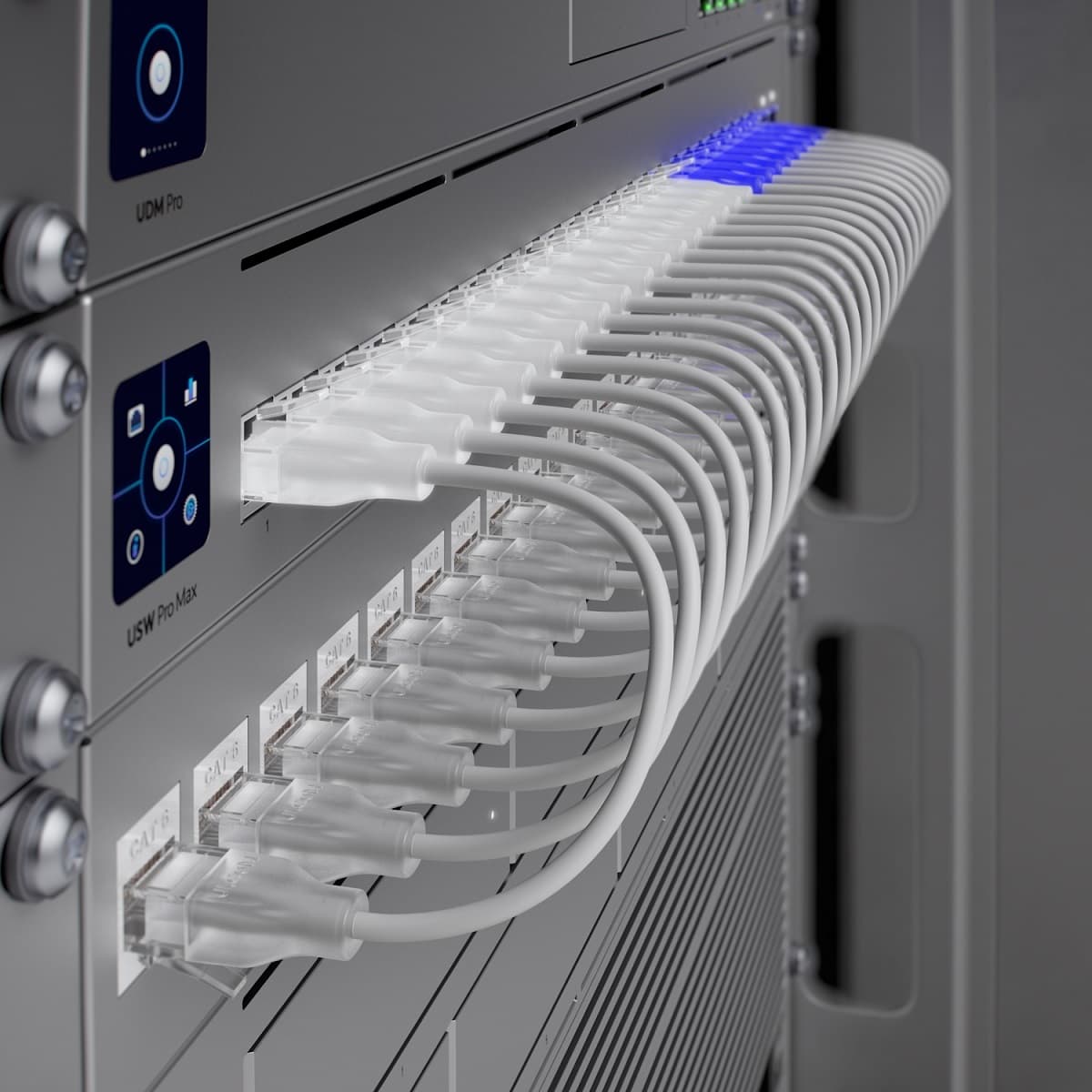 Ubiquiti UniFi Etherlighting Patch kabel 8m, bílý