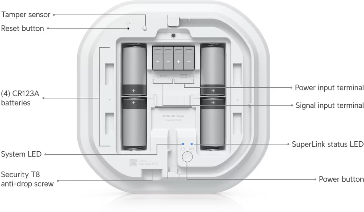 Ubiquiti USL-Siren, UniFi Protect bezdrátová siréna