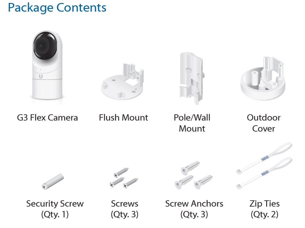 Ubiquiti UVC-G3-FLEX - UniFi Video Camera G3 Flex
