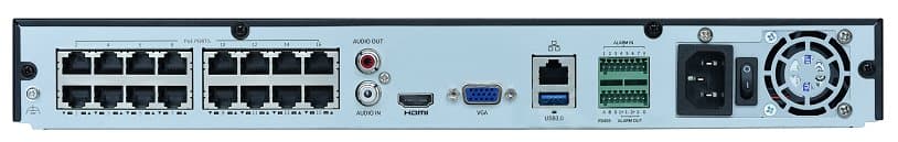 UNV NVR NVR502-32B-P16, 32 kanálů, 16x PoE, 2x HDD, Prime