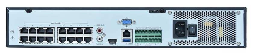 UNV NVR NVR504-16B-P16, 16 kanálů, 16x PoE,  4x HDD, Prime