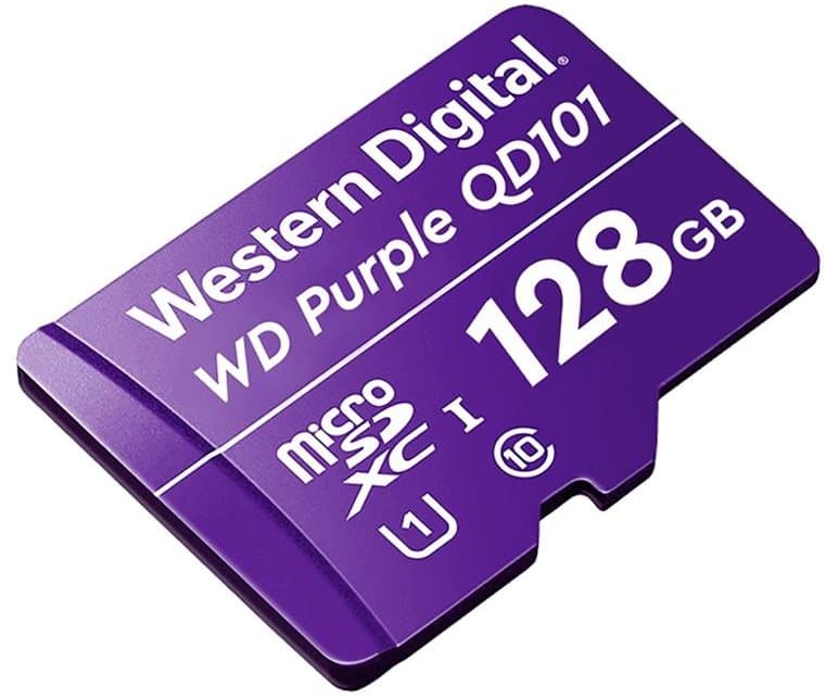 WD MicroSDXC karta 128GB Purple WDD128G1P0C Class 10