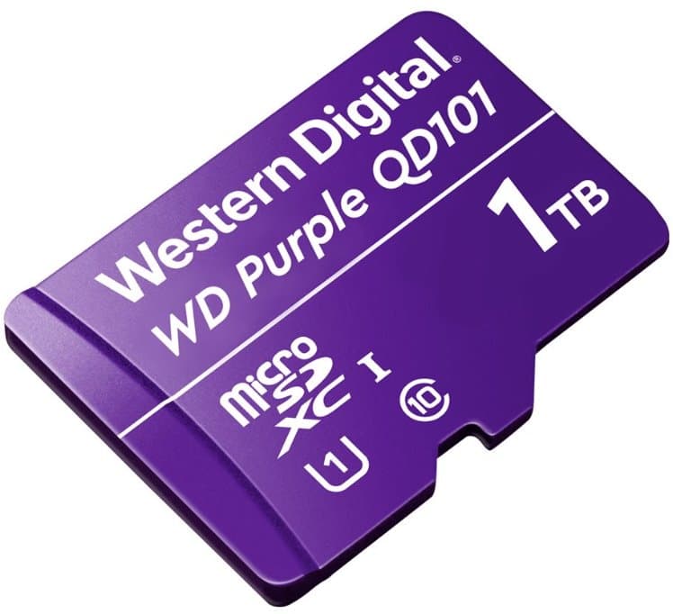 WD MicroSDXC karta 1TB Purple WDD100T1P0C Class 10