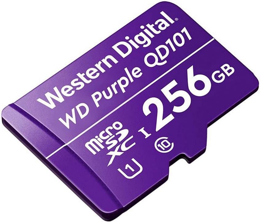 WD MicroSDXC karta 256GB Purple WDD256G1P0C Class 10