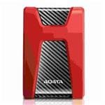 ADATA Externí HDD 2TB 2,5" USB 3.1 DashDrive Durable HD650, červený (gumový, nárazu odolný)